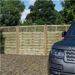 Pack of 3 - 6 X 5 Pressure Treated Open Bar Detailing Screen Panel