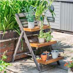 Hardwood Small Plant Ladder (1.6ft X 2.1ft)
