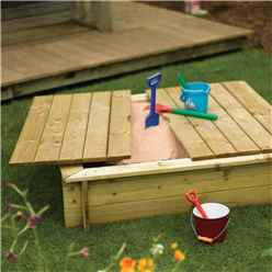 4 X 4 Sandpit With Lid (1.20m X 1.20m)