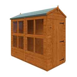 8 x 4 Tongue and Groove Sunroom (12mm Tongue and Groove Floor and Apex Roof)