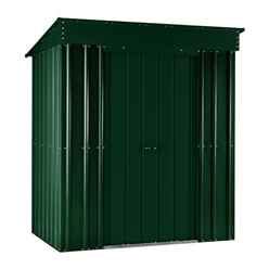 5 X 3 Premier Easyfix - Pent - Metal Shed - Heritage Green (1.48m X 0.93m)