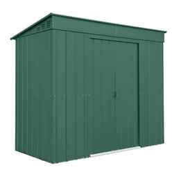8 X 4 Premier Easyfix - Pent - Metal Shed - Heritage Green (2.42m X 1.24m)