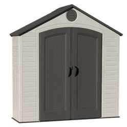 8 X 5 Life Plus Plastic Apex Shed With Plastic Floor (2.43m X 1.52m)