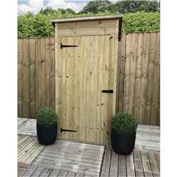 3 X 2 Windowless Pressure Treated Tongue And Groove Pent Store