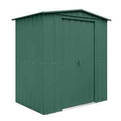 6 X 4 Premier Easyfix – Apex – Metal Shed - Heritage Green (1.84m X 1.23m)