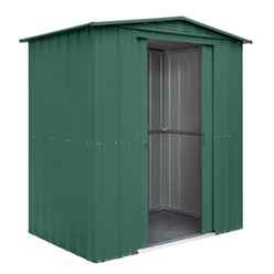 6 X 5 Premier Easyfix – Apex – Metal Shed - Heritage Green (1.84m X 1.54m)