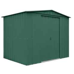 8 X 6 Premier Easyfix – Apex – Metal Shed - Heritage Green (2.45m X 1.85m)