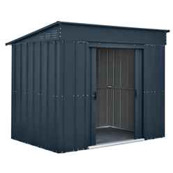 6 X 4 Premier Easyfix - Low Pent - Metal Shed - Heritage Green (1.80m X 1.24m)
