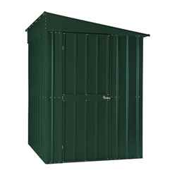 5 X 8 Premier Easyfix - Lean To Pent - Metal Shed - Heritage Green (1.55m X 2.42m)