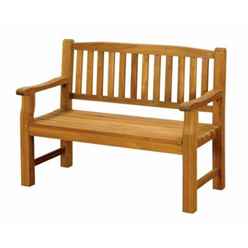 2 Seater - 1 Piece - Turnbury Garden Bench - Free Next Working Day Delivery (mon-Fri)