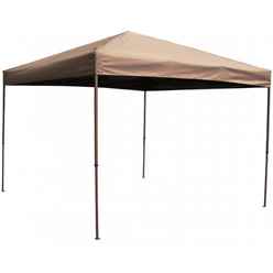 3x3m - Taupe Pop Up Steel Waterproof Gazebo - Free Next Working Day Delivery (mon-Fri)