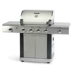 Platinum 600 Deluxe 4 Burner Gas Bbq With Sliding Side Burner & Searing Burner - Free Next Working Day Delivery (mon-Fri)