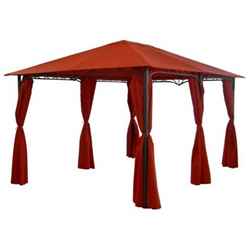 Arabian Deluxe 3x4m Rectangular Gazebo - Burgandy - Free Next Working Day Delivery (mon-Fri)