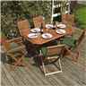 6 Seater Deluxe Plumley Garden Furniture Set (7ft X 5ft)