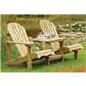 2 Seater Softwood Adirondack Garden Companion Seats (6ft X 3ft)