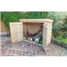 2 8 X 6 3 Pent Large Outdoor Store - Pressure Treated