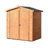 4 X 6 Apex Tongue And Groove Shed - 3 Windows - Single Door (12mm Tongue And Groove Floor)
