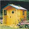 Installed 4 X 4 Wooden Hide Playhouse Installation Included