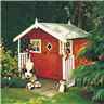 Installed 6 x 4 Wooden Hobby Playhouse Installation Included