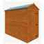 8 X 4 Windowless Tongue And Groove Shed (12mm Tongue And Groove Floor And Apex Roof)