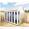 Installed 10 X 6 (2.99m X 1.79m) - Premier Wooden Summerhouse - Bifold Doors - 12mm T&g Walls - Floor - Roof - Installation Included