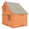 6 X 8 Garage Playhouse (12mm Tongue And Groove Floor And Roof)
