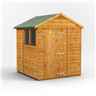 6 X 6 Premium Tongue And Groove Apex Shed - Single Door - 2 Windows - 12mm Tongue And Groove Floor And Roof