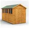 12 x 6 Premium Tongue And Groove Apex Shed - Single Door - 6 Windows - 12mm Tongue And Groove Floor And Roof