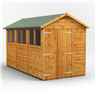 12 X 6 Premium Tongue And Groove Apex Shed - Double Doors - 6 Windows - 12mm Tongue And Groove Floor And Roof