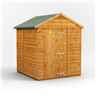 6 x 6 Premium Tongue And Groove Apex Shed - Single Door - Windowless - 12mm Tongue And Groove Floor And Roof