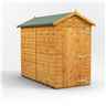 8 X 4 Premium Tongue And Groove Apex Shed - Single Door - Windowless - 12mm Tongue And Groove Floor And Roof