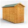 12 X 4 Premium Tongue And Groove Apex Shed - Single Door - Windowless - 12mm Tongue And Groove Floor And Roof