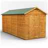 16 X 6 Premium Tongue And Groove Apex Shed - Single Door - Windowless - 12mm Tongue And Groove Floor And Roof