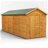 18 X 6 Premium Tongue And Groove Apex Shed - Single Door - Windowless - 12mm Tongue And Groove Floor And Roof