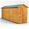 18 x 4 Premium Tongue And Groove Apex Shed - Double Doors - Windowless - 12mm Tongue And Groove Floor And Roof