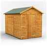10 x 6 Premium Tongue And Groove Apex Shed - Double Doors - Windowless - 12mm Tongue And Groove Floor And Roof