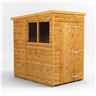 4 x 6 Premium Tongue And Groove Pent Shed - Single Door - 2 Windows - 12mm Tongue And Groove Floor And Roof