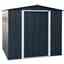 OOS - AWAITING RETURN TO STOCK DATE - 6 X 6 Value Apex Metal Shed - Anthracite Grey (2.02m X 1.82m)