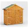 6 x 2  Premium Tongue And Groove Apex Bike Shed - 12mm Tongue And Groove Floor And Roof