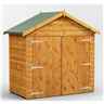 6 X 3  Premium Tongue And Groove Apex Bike Shed - 12mm Tongue And Groove Floor And Roof