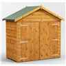 6 x 4  Premium Tongue And Groove Apex Bike Shed - 12mm Tongue And Groove Floor And Roof