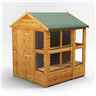 6 x 6 Premium Tongue And Groove Apex Potting Shed - Single Door - 10 Windows - 12mm Tongue And Groove Floor And Roof