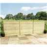 6ft (1.83m) Horizontal Pressure Treated 12mm Tongue & Groove Fence Panel