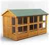 12 x 6 Premium Tongue And Groove Apex Potting Shed - Single Door - 16 Windows - 12mm Tongue And Groove Floor And Roof