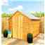 8 X 6 - Super Value Overlap - Apex Garden Wooden Shed - Windowless - Double Doors