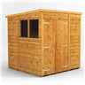 6 x 6 Premium Tongue And Groove Pent Shed - Double Doors - 2 Windows - 12mm Tongue And Groove Floor And Roof