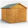 10 x 8  Premium Tongue and Groove Apex Shed - Single Door - Windowless - 12mm Tongue and Groove Floor and Roof