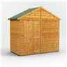 4 x 8  Premium Tongue and Groove Apex Shed - Single Door - Windowless - 12mm Tongue and Groove Floor and Roof