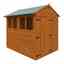 8 X 6 Tongue And Groove Shed With Double Doors (12mm Tongue And Groove Floor And Apex Roof)