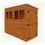 8 X 4 Tongue And Groove Pent Shed With Double Doors (12mm Tongue And Groove Floor And Roof)